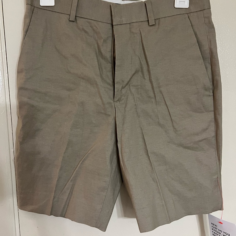 ASOS Design Skinny Linen Mix Shorts